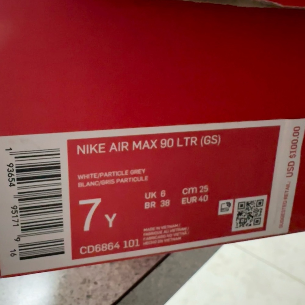 Nike Air Max Sneakers White Gray Black Neon Yellow - Picture 6 of 6